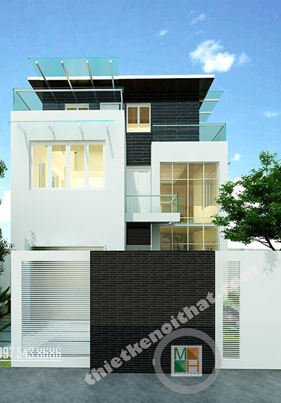  Thiết kế biệt thự hiện đại tại Hà Đông