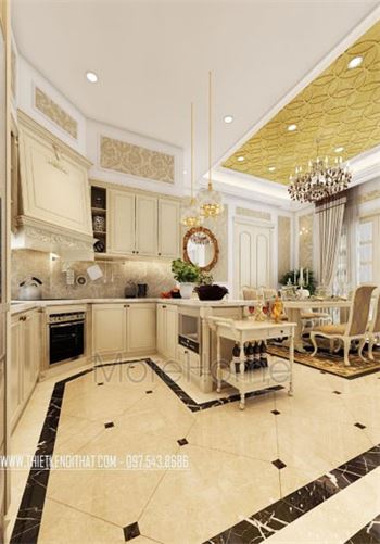 Thiết kế nhà biệt thự tân cổ điển Quảng Ninh - Chị Bình