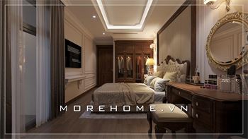 Lối thiết kế nội thất và ngoại thất biệt thự tân cổ điển huyền bí, cuốn hút