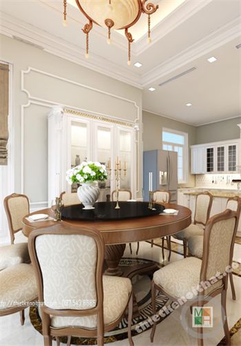 Thiết kế biệt thự tân cổ điển ở khu đô thị văn phú 